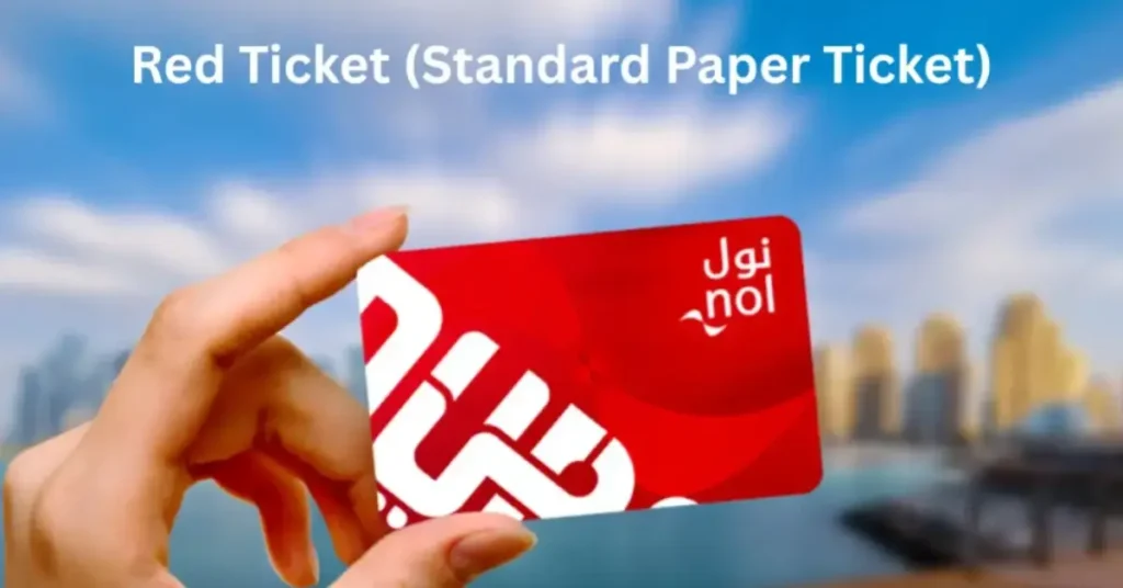 Red Ticket (Paper Based) nol card arab1