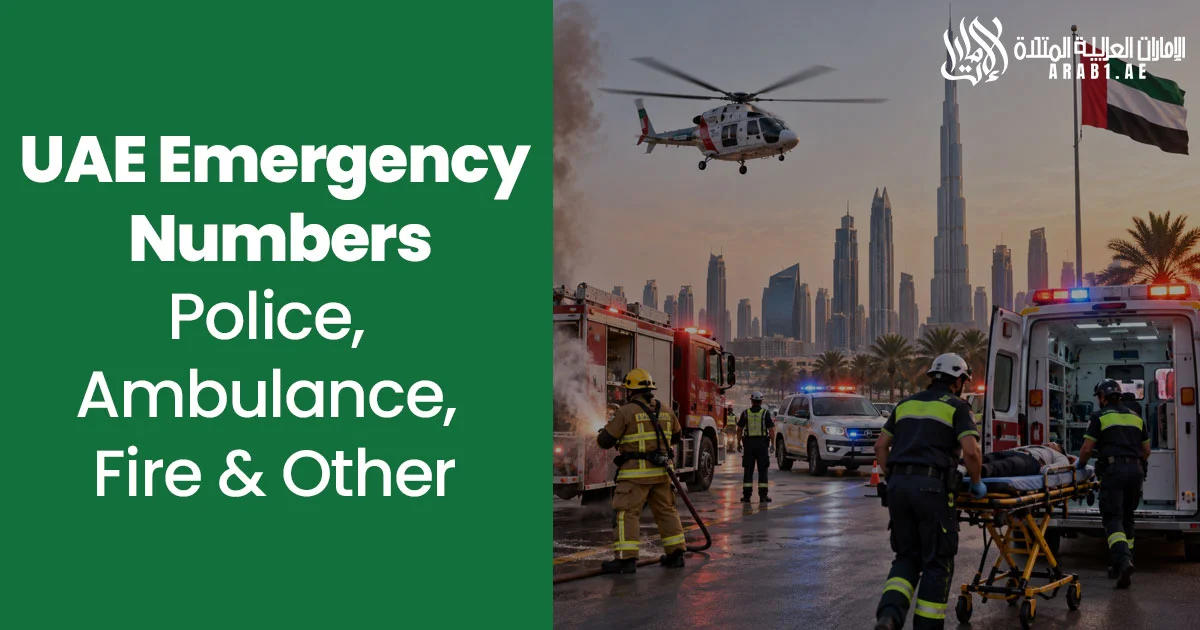 UAE Emergency Numbers: Police, Ambulance, Fire and More